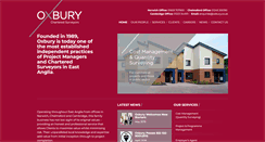 Desktop Screenshot of oxbury.co.uk